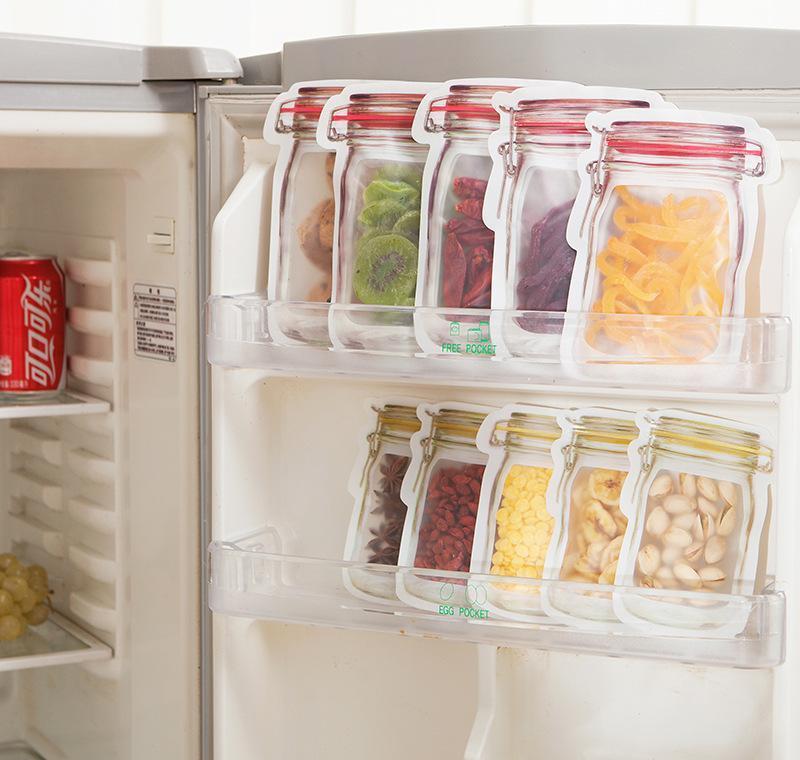 500pcs Reusable Food Storage Zipper Bags Mason Jar Shape Snacks Airtight Seal Food Saver Leak-proof Bags Kitchen O bbyJyS bdesports
500pcs Reusable Food Storage Zipper Bags Mason Jar Shape Snacks Airtight Seal Food Saver Leak-proof Bags Kitchen O bbyJyS bdesports