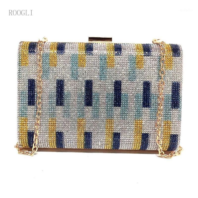 2020 ROOGLI Fashionable women's hand bag diamond Evening Bag Wedding Party single shoulder boutique small square1, Multi
2020 ROOGLI Fashionable women's hand bag diamond Evening Bag Wedding Party single shoulder boutique small square1, Multi