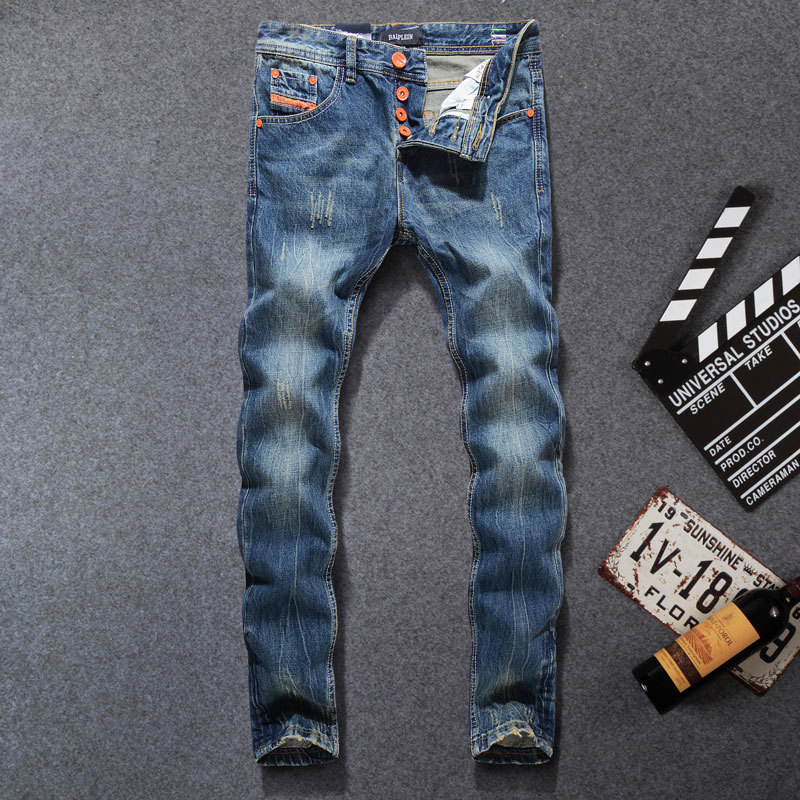 2021 New High-quality Men's Fashions Torn Men Cut Down Pants Straight Thin Anguished Adjustment Jeans Hole U7s8, Blue
2021 New High-quality Men's Fashions Torn Men Cut Down Pants Straight Thin Anguished Adjustment Jeans Hole U7s8, Blue