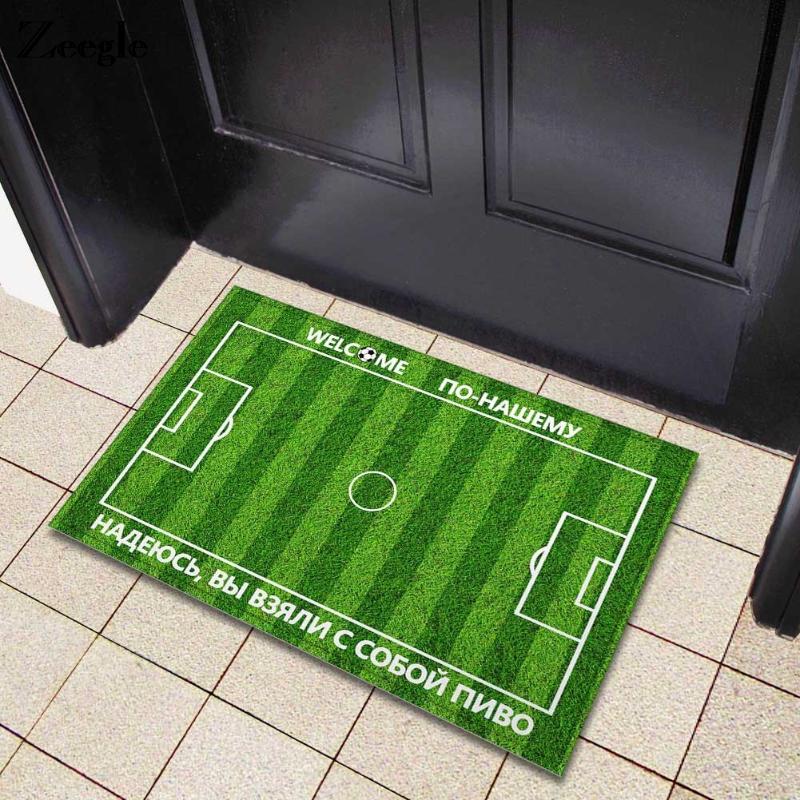 Zeegle Football Field Pattern Door Mat Front Entrance Floor Mat Doormat Carpet For Living Room Bath Kitchen Toilet Absorbent
Zeegle Football Field Pattern Door Mat Front Entrance Floor Mat Doormat Carpet For Living Room Bath Kitchen Toilet Absorbent