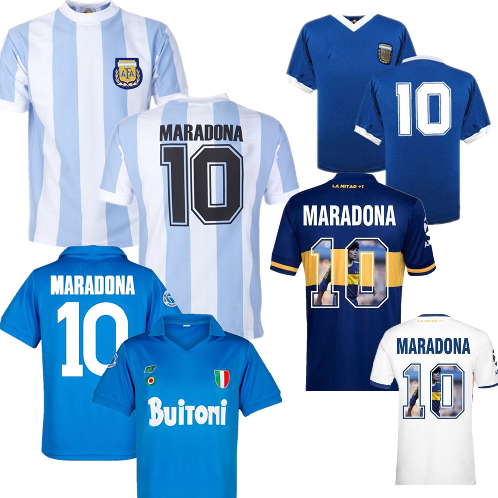 MARADONA Napoli Boca soccer jerseys 1997 Argentina 1986 Home and Away vintage jersey 87-88 89-90 classic Football kit, 20-21 boca home
MARADONA Napoli Boca soccer jerseys 1997 Argentina 1986 Home and Away vintage jersey 87-88 89-90 classic Football kit, 20-21 boca home