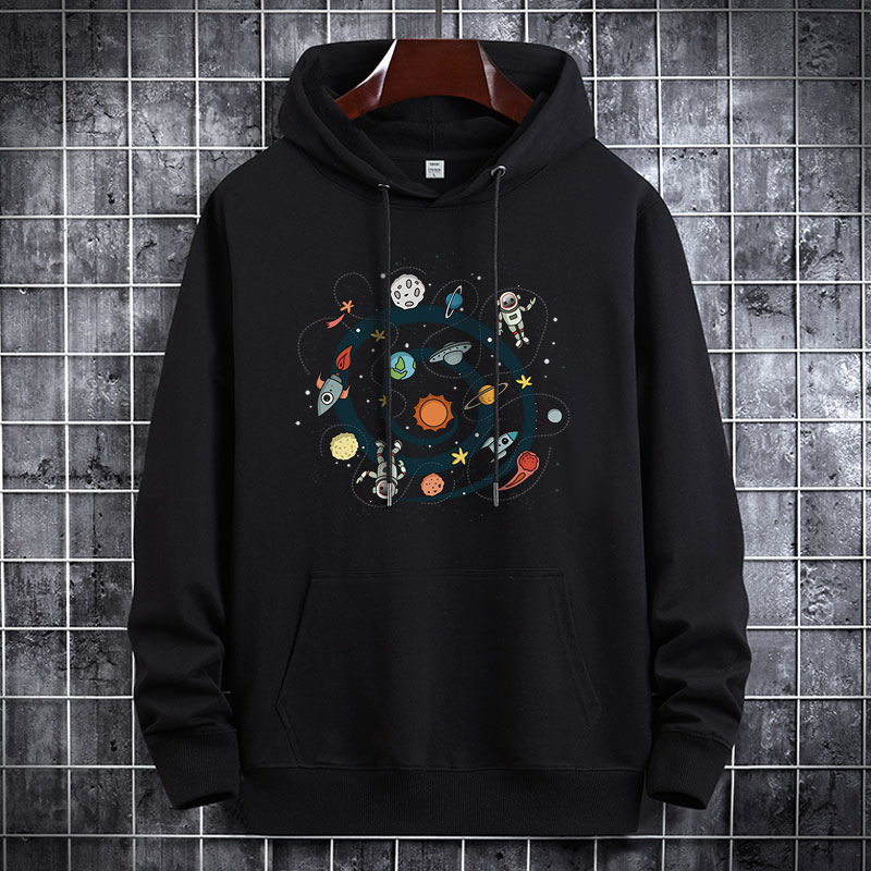 Designer Mens Hoodie Casual Long Sleeve Sweatshirt Hooded Drawstring Pullover Spring Hoodies Cool Planet Printed Sweatshirts with Pockets 5XL, White
Designer Mens Hoodie Casual Long Sleeve Sweatshirt Hooded Drawstring Pullover Spring Hoodies Cool Planet Printed Sweatshirts with Pockets 5XL, White