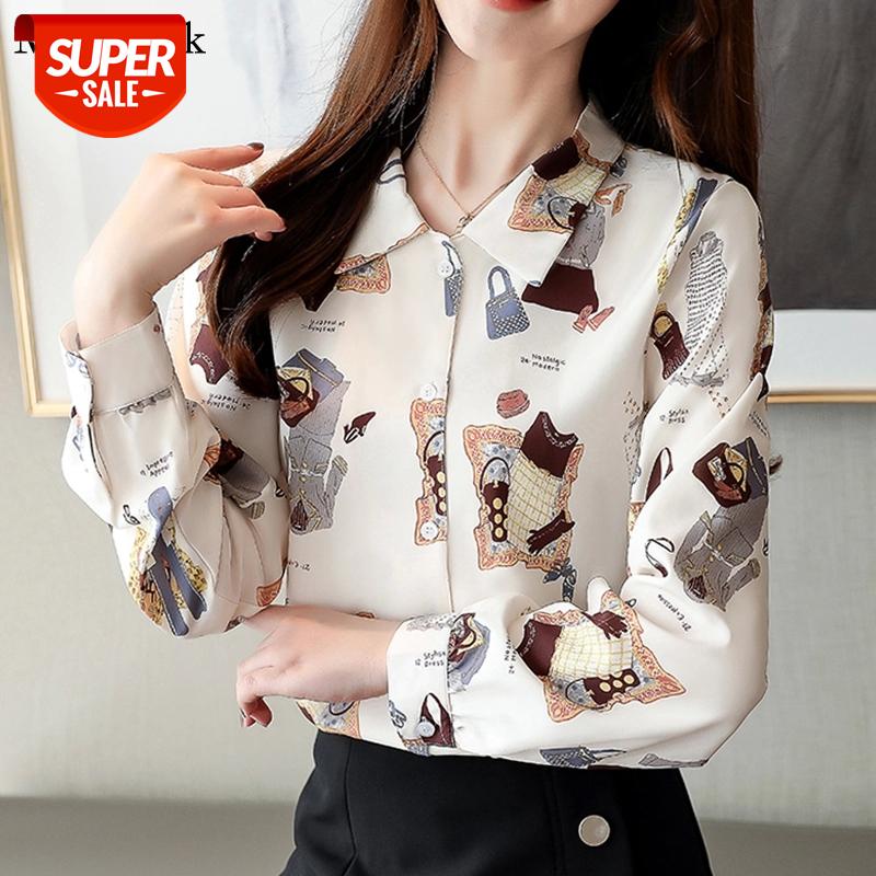 2021 Autumn New Long Sleeve Women Tops and Blouses Turn-down Collar Cardigan Chiffon Blouse Women Casual Print Shirts 129 #l82D, White
2021 Autumn New Long Sleeve Women Tops and Blouses Turn-down Collar Cardigan Chiffon Blouse Women Casual Print Shirts 129 #l82D, White