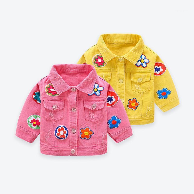 Baby Girl Jeans Jacket Girls New Spring Autumn Fashion Single-breasted Clothes Children Lapel Print Sunflower Denim Coats 1-7 Y1, Pink
Baby Girl Jeans Jacket Girls New Spring Autumn Fashion Single-breasted Clothes Children Lapel Print Sunflower Denim Coats 1-7 Y1, Pink