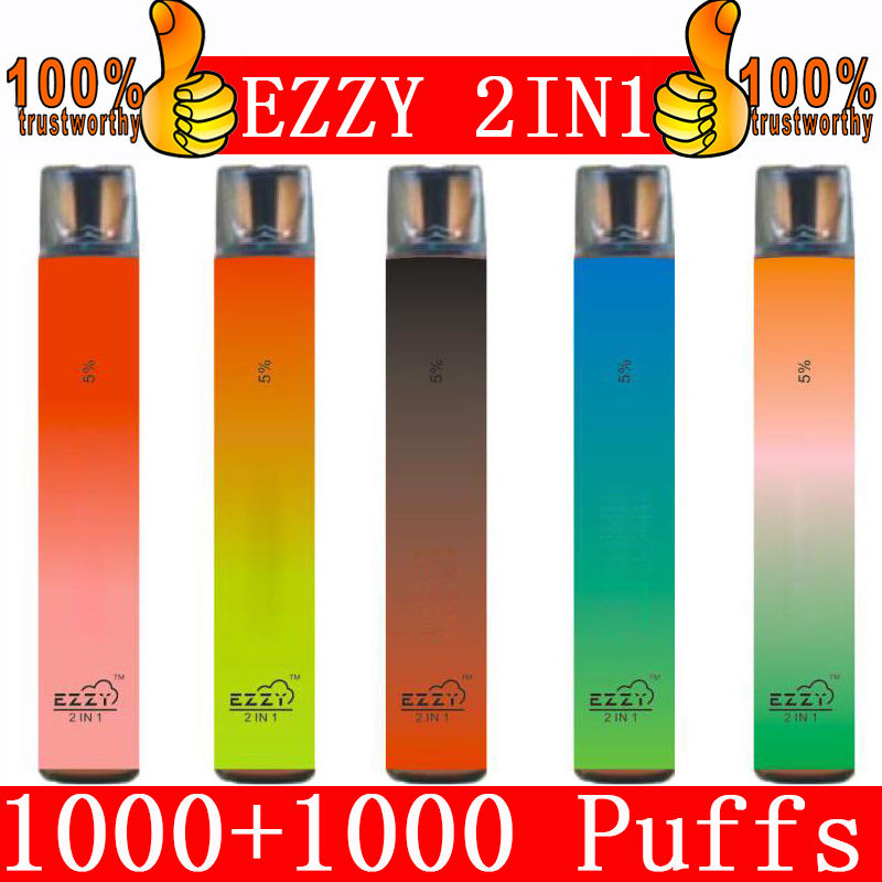 EZZY 2in1 disposable vape Pod Device kit Disposable Vape Local 1000+1000puffs 6.5ml puff bar Pods Pen Vaporizers disposable e cigarettes
EZZY 2in1 disposable vape Pod Device kit Disposable Vape Local 1000+1000puffs 6.5ml puff bar Pods Pen Vaporizers disposable e cigarettes