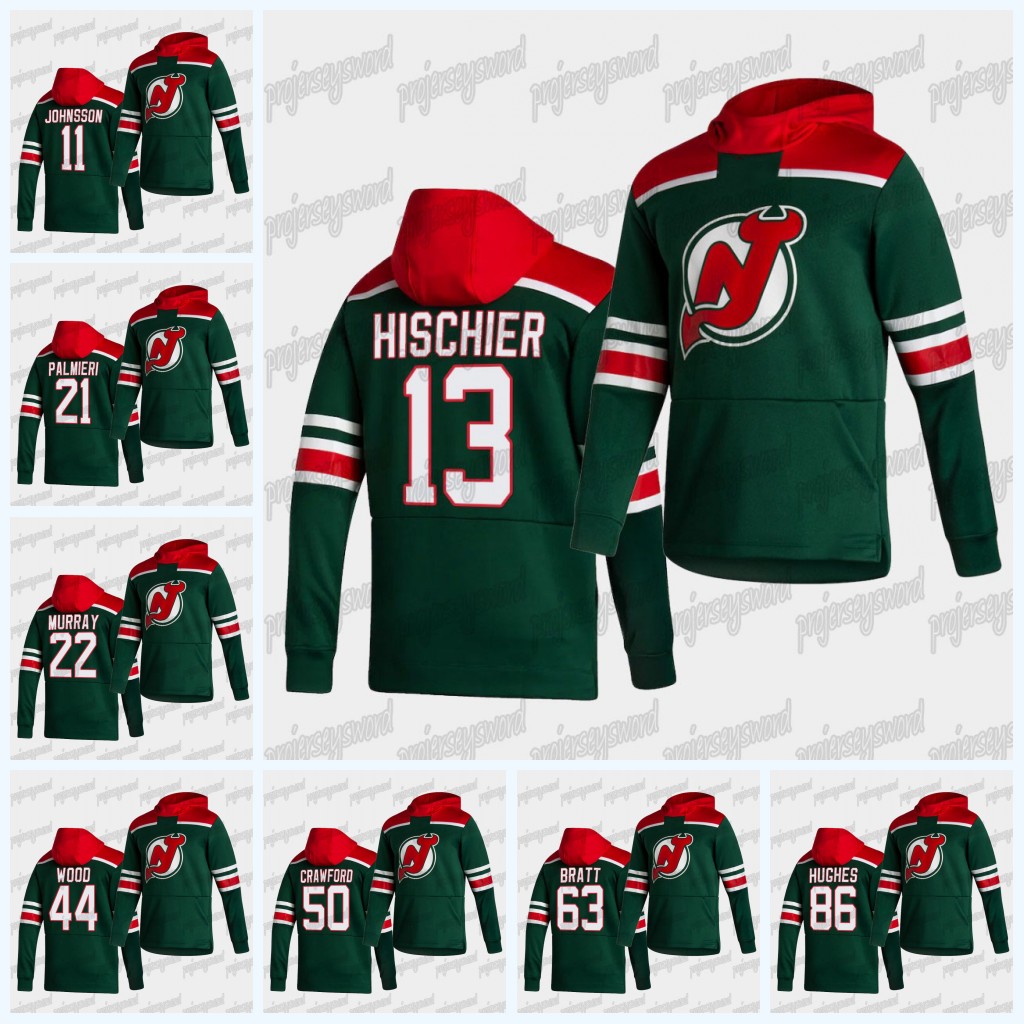 New Jersey Devils 2021 Reverse Retro Pullover Hoodie Jack Hughes Nico Hischier Jesper Bratt Miles Wood Travis Zajac Andreas Johnsson Hughes, 19 travis zajac
New Jersey Devils 2021 Reverse Retro Pullover Hoodie Jack Hughes Nico Hischier Jesper Bratt Miles Wood Travis Zajac Andreas Johnsson Hughes, 19 travis zajac