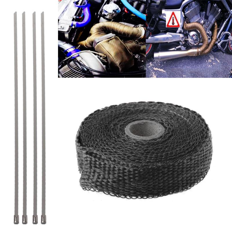 Car Motorcycle Incombustible Turbo Manifold Heat Exhaust Thermal Wrap Tape & Stainless Ties
Car Motorcycle Incombustible Turbo Manifold Heat Exhaust Thermal Wrap Tape & Stainless Ties