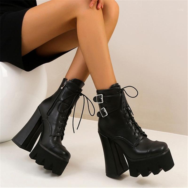 PXELENA Vintage Women Punk Rock Gothic Boots Platform Chunky Block High Heels Thick Sole Motorcycle Biker Combat Boots Winter 431, Black
PXELENA Vintage Women Punk Rock Gothic Boots Platform Chunky Block High Heels Thick Sole Motorcycle Biker Combat Boots Winter 431, Black