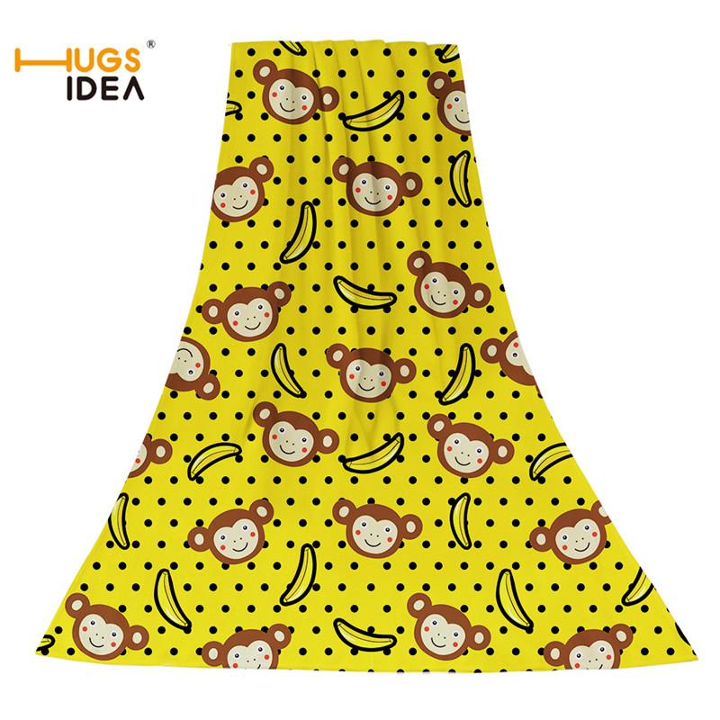 HUGSIDEA Cute Animal Monkey Banana Large Thick Towel for Baby Feeding/Bath Towels Rainbow Travel Beach Toalla Picnic Blanket, Cc6075
HUGSIDEA Cute Animal Monkey Banana Large Thick Towel for Baby Feeding/Bath Towels Rainbow Travel Beach Toalla Picnic Blanket, Cc6075