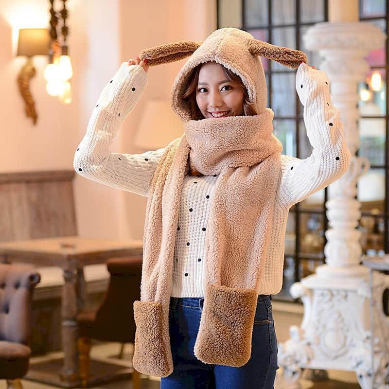 Hat scarf gloves three-piece suit one-piece cap Korean version parent-child warmth double-layer thickening, children winter graf
Hat scarf gloves three-piece suit one-piece cap Korean version parent-child warmth double-layer thickening, children winter graf