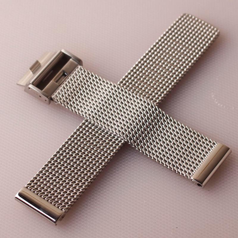 Watch Bands Stainless Steel Mesh Watchband 18mm 19mm 20mm 21mm 22mm 24mm Silver Strap Bracelet Special Fold Clasp Deployment Quick Pin, Black;brown
Watch Bands Stainless Steel Mesh Watchband 18mm 19mm 20mm 21mm 22mm 24mm Silver Strap Bracelet Special Fold Clasp Deployment Quick Pin, Black;brown