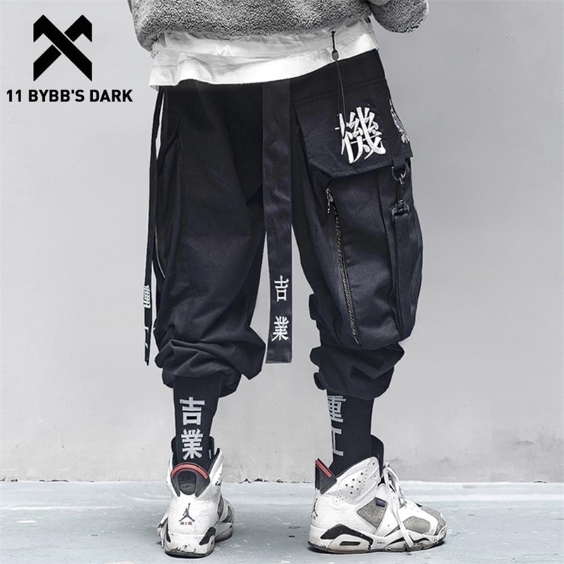 11 BYBB'S DARK Multi Pocket Hip Hop Pants Men Ribbon Elastic Waist Harajuku Streetwear Joggers Mens Trousers Techwear Pants 201110, Black
11 BYBB'S DARK Multi Pocket Hip Hop Pants Men Ribbon Elastic Waist Harajuku Streetwear Joggers Mens Trousers Techwear Pants 201110, Black
