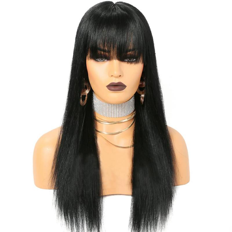 straight human hair wigs With Bangs non-remy Fake Scalp wig silk base Cap Lace wig Human Hair Wigs for Black women brazilian, As pic
straight human hair wigs With Bangs non-remy Fake Scalp wig silk base Cap Lace wig Human Hair Wigs for Black women brazilian, As pic
