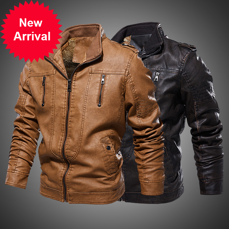 New men's leather jackets Casual hot autumn Fake motorcycle put on fleece winter jacket, Red fk063
New men's leather jackets Casual hot autumn Fake motorcycle put on fleece winter jacket, Red fk063
