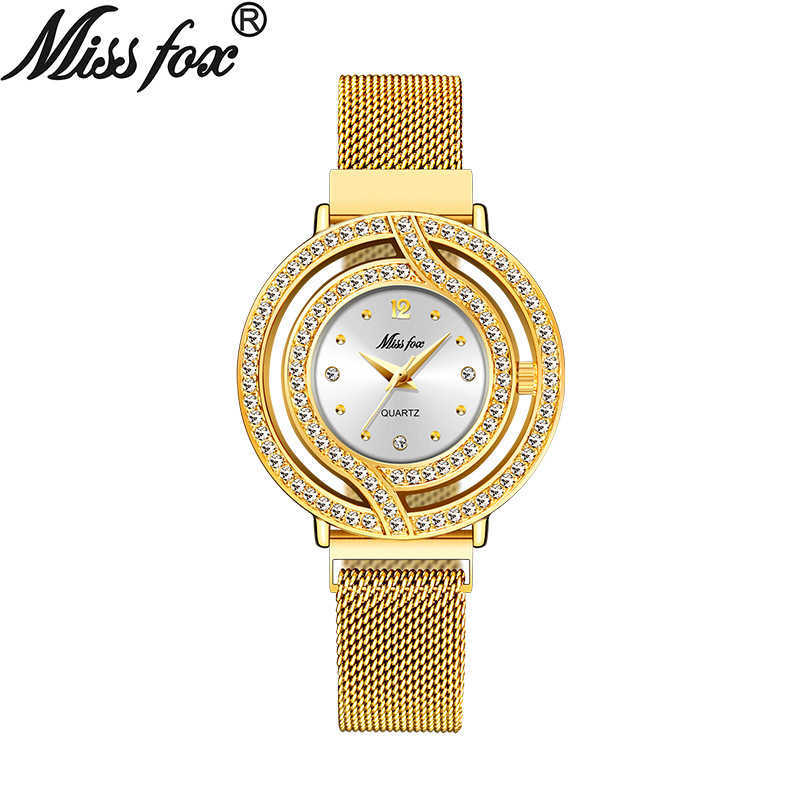 2020 new fashion diamond inlaid waterproof Milan with magnet mesh belt women's Watch, Gold and white
2020 new fashion diamond inlaid waterproof Milan with magnet mesh belt women's Watch, Gold and white