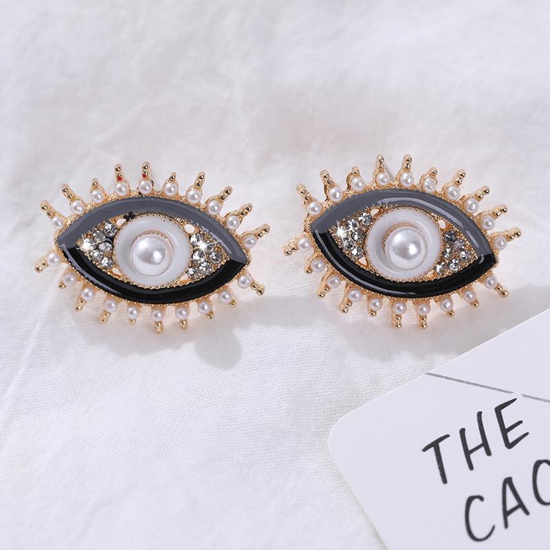 Imitation Pearls GoldColor New Fashion Eaneml Earring Evil Eye Pearl Statement Stud Earrings For Women Jewelry
Imitation Pearls GoldColor New Fashion Eaneml Earring Evil Eye Pearl Statement Stud Earrings For Women Jewelry