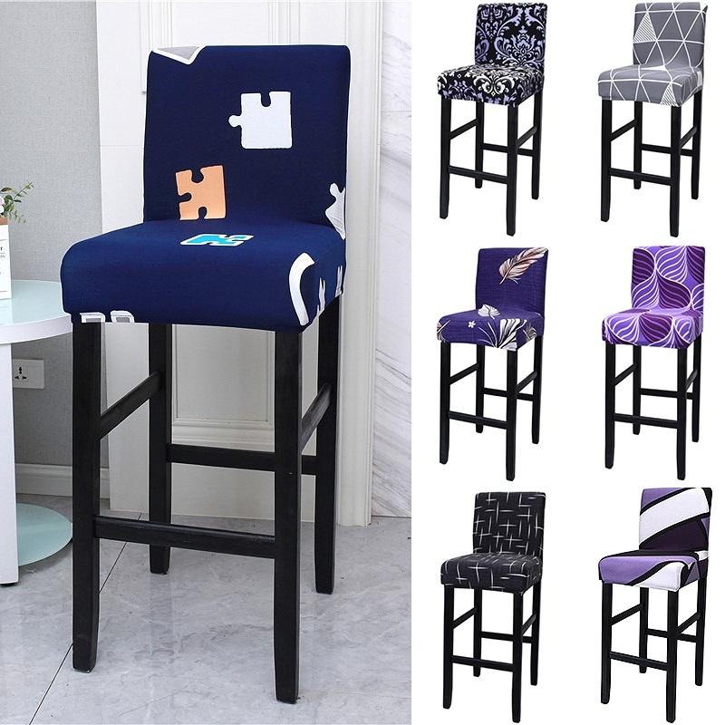 Elastic Bar Chair Cover Short Back Dining Seat Slipcover Printed Bar Stool Seat Covers for Counter Chairs Banquet Wedding
Elastic Bar Chair Cover Short Back Dining Seat Slipcover Printed Bar Stool Seat Covers for Counter Chairs Banquet Wedding