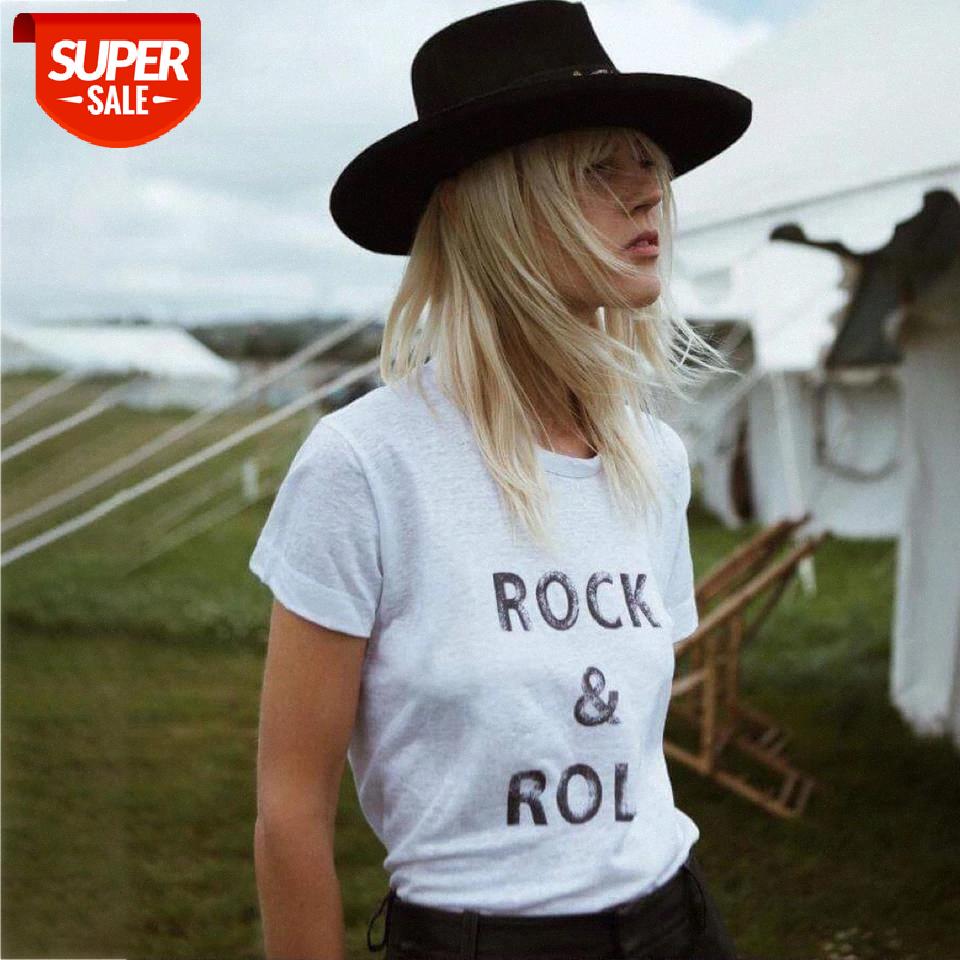 Letter Print Rock Retro Tees Woman Short Sleeve Round Neck Cotton White Tshirts Casual Vintage Classic T-Shirts Tops 2021 #Vr8m
Letter Print Rock Retro Tees Woman Short Sleeve Round Neck Cotton White Tshirts Casual Vintage Classic T-Shirts Tops 2021 #Vr8m