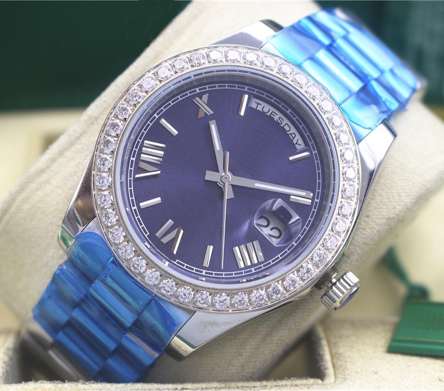 Luxury Fashion WATCHES Top Quality 18k Yellow Gold Diamond Dial & Bezel Watch Automatic Men's Watch Wristwatch, Box
Luxury Fashion WATCHES Top Quality 18k Yellow Gold Diamond Dial & Bezel Watch Automatic Men's Watch Wristwatch, Box