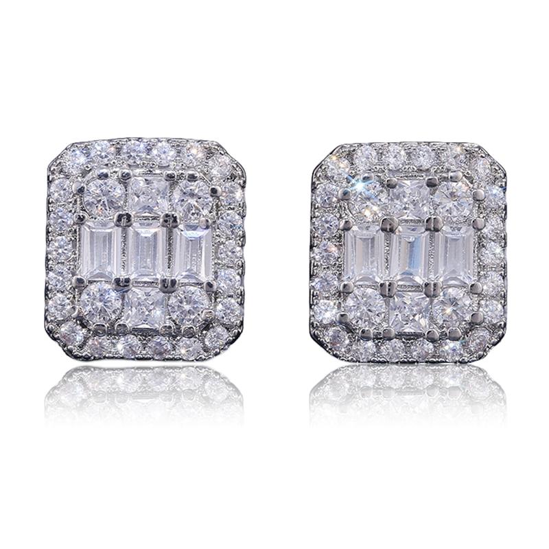 New Fashion Square Shape Women Stud Earrings All-match Shiny Crystal Zircon Female Trendy Earring Jewelery
New Fashion Square Shape Women Stud Earrings All-match Shiny Crystal Zircon Female Trendy Earring Jewelery