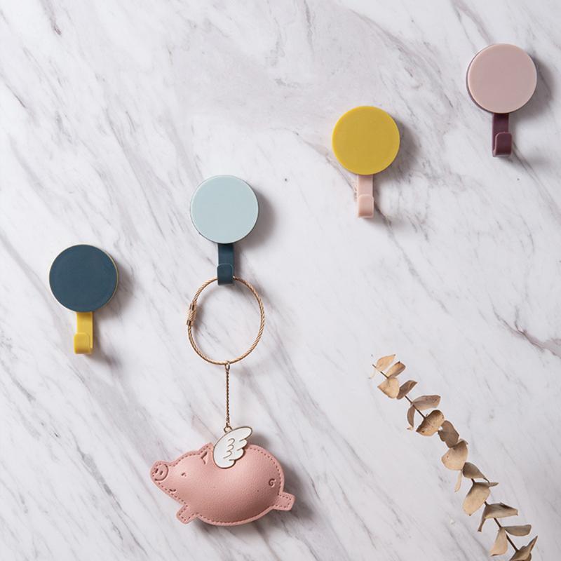 8pcs Colorful Seamless Adhesive Strong Plastic PS Round Wall Hooks Coat Hanger For Kitchen Bathroom Wall Key Holder Decor
8pcs Colorful Seamless Adhesive Strong Plastic PS Round Wall Hooks Coat Hanger For Kitchen Bathroom Wall Key Holder Decor