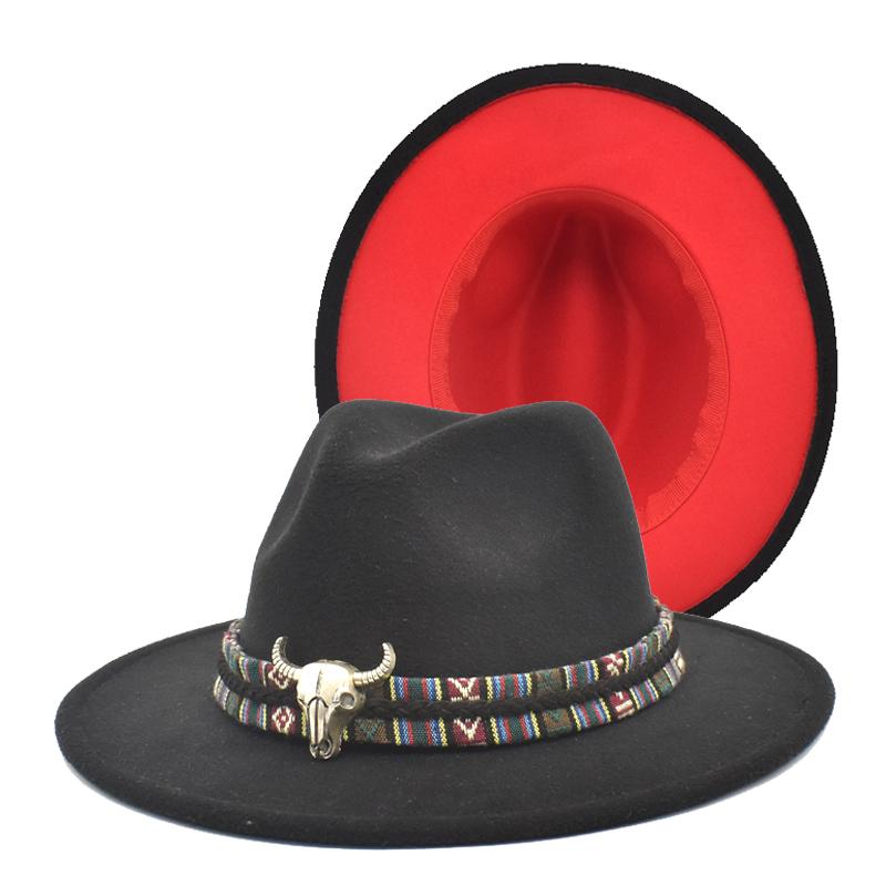FUODRAO New Women Winter Black Red Patchwork Fedoras Vintage Cowboy Hat Jazz Cap Big Brim Party Elegant Ladies Panama F169, Army green red
FUODRAO New Women Winter Black Red Patchwork Fedoras Vintage Cowboy Hat Jazz Cap Big Brim Party Elegant Ladies Panama F169, Army green red