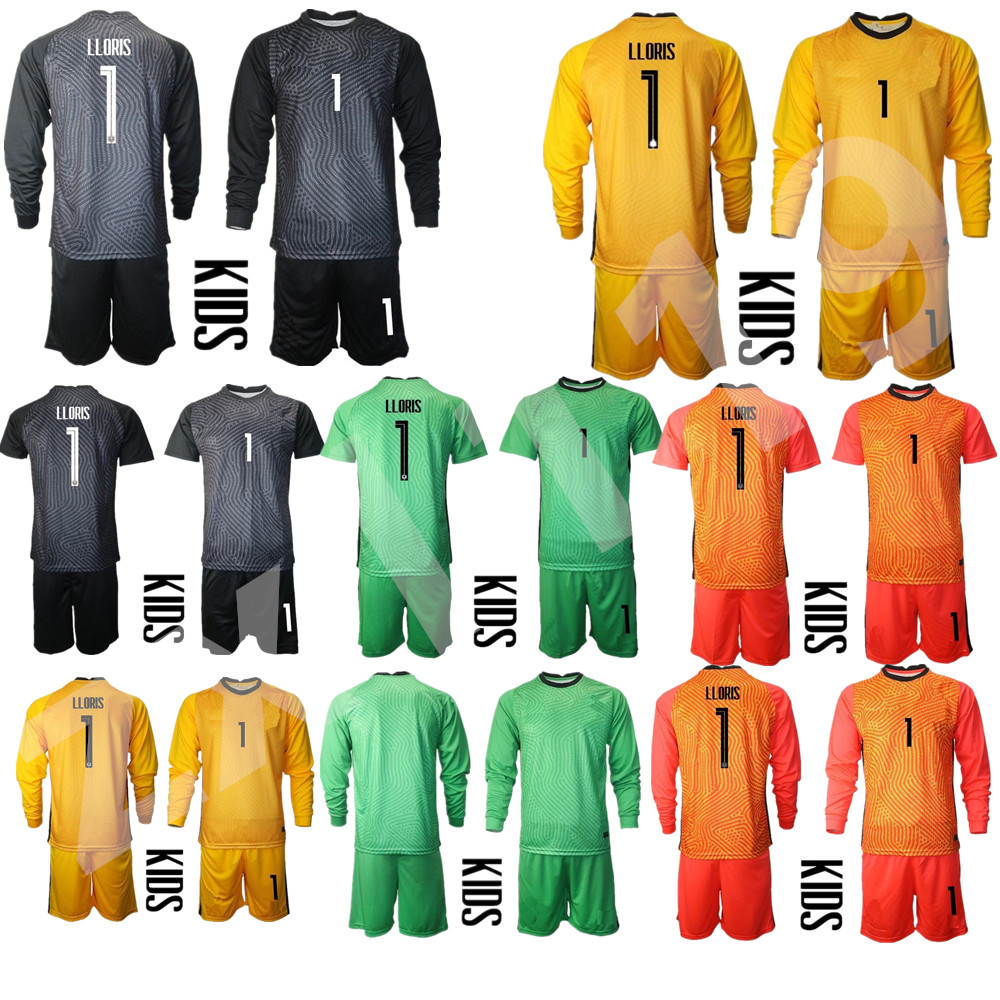 Kids National Team Goalkeeper Long Sleeve Soccer Youth Steve Mandanda Jersey Set Hugo Lloris Fabien Barthez Areola Football Shirt Kits F-G, Black
Kids National Team Goalkeeper Long Sleeve Soccer Youth Steve Mandanda Jersey Set Hugo Lloris Fabien Barthez Areola Football Shirt Kits F-G, Black
