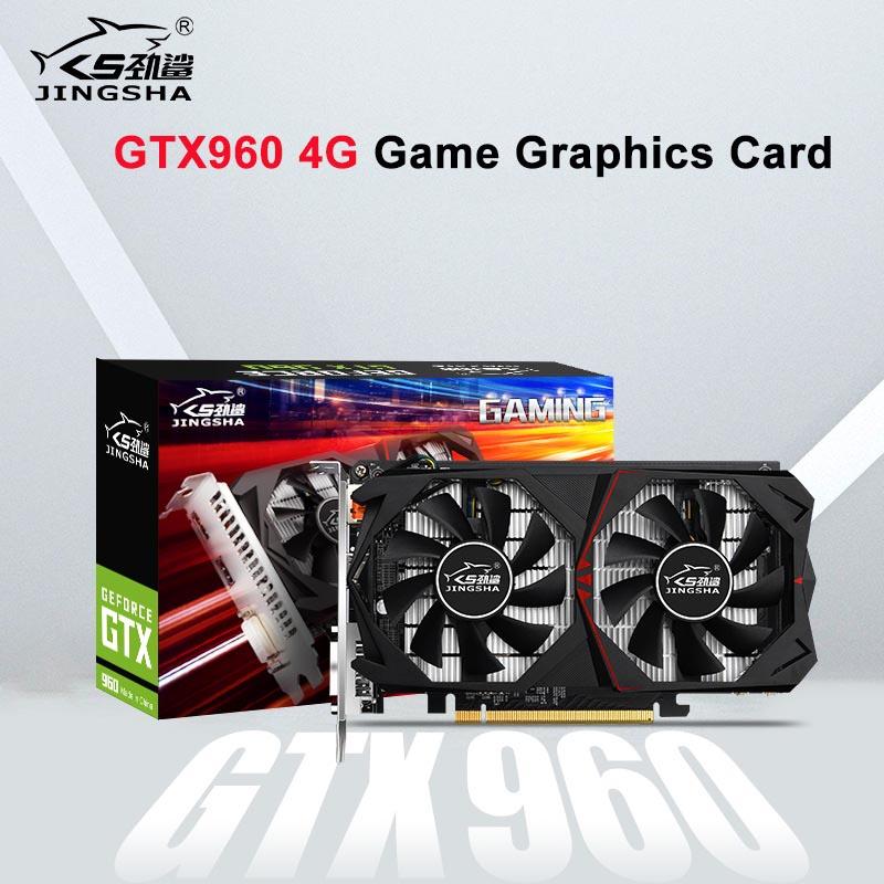 JINGSHA GTX 960 4GB Video Card 4GB 128Bit GDDR5 Gaming Graphics Cards NVIDIA 1127/7010MHz +DP+DVI For Computer Video
JINGSHA GTX 960 4GB Video Card 4GB 128Bit GDDR5 Gaming Graphics Cards NVIDIA 1127/7010MHz +DP+DVI For Computer Video