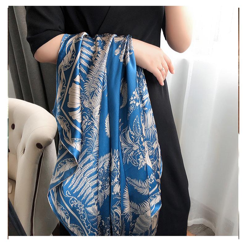 Women Scarves Fashion Floral New 100% Silk Scarf Square 110 *110cm Large Square Head Scarves Lady Hijab Shawl
Women Scarves Fashion Floral New 100% Silk Scarf Square 110 *110cm Large Square Head Scarves Lady Hijab Shawl