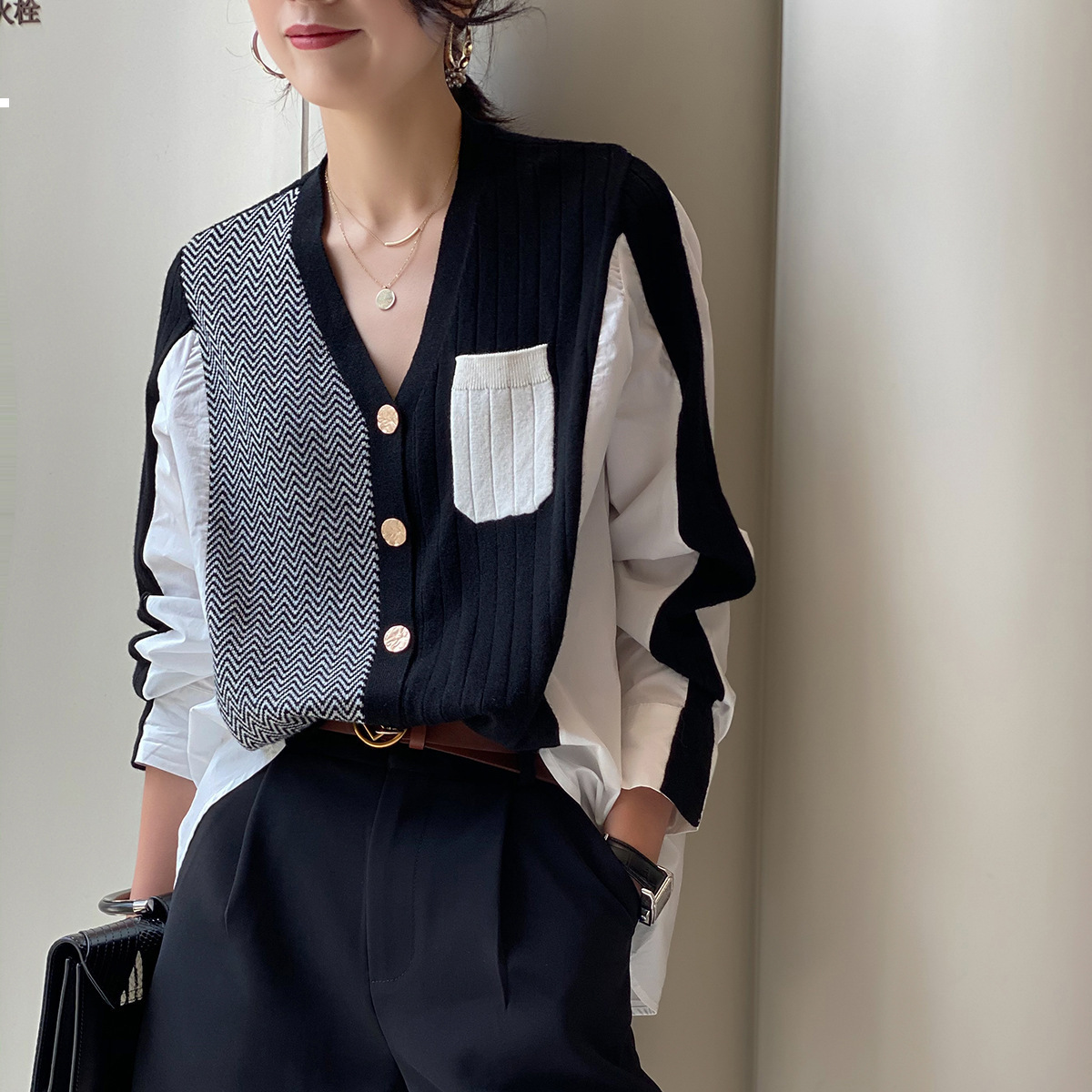 New Shirt 2021 Knitted or New Autumn Sweater Alternate Luxury Designer Mesh Cardigan Top Women's Clothing Vintage U8u9 E1HB, Blue.
New Shirt 2021 Knitted or New Autumn Sweater Alternate Luxury Designer Mesh Cardigan Top Women's Clothing Vintage U8u9 E1HB, Blue.