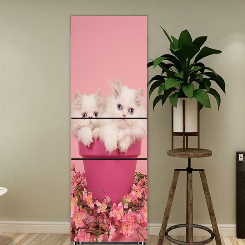 60x150cm/60x180cm Love Cat Pattern Fridge Sticker PVC Refrigerator Door Kitchen Self-adhesive Wall Stickers Decor
60x150cm/60x180cm Love Cat Pattern Fridge Sticker PVC Refrigerator Door Kitchen Self-adhesive Wall Stickers Decor
