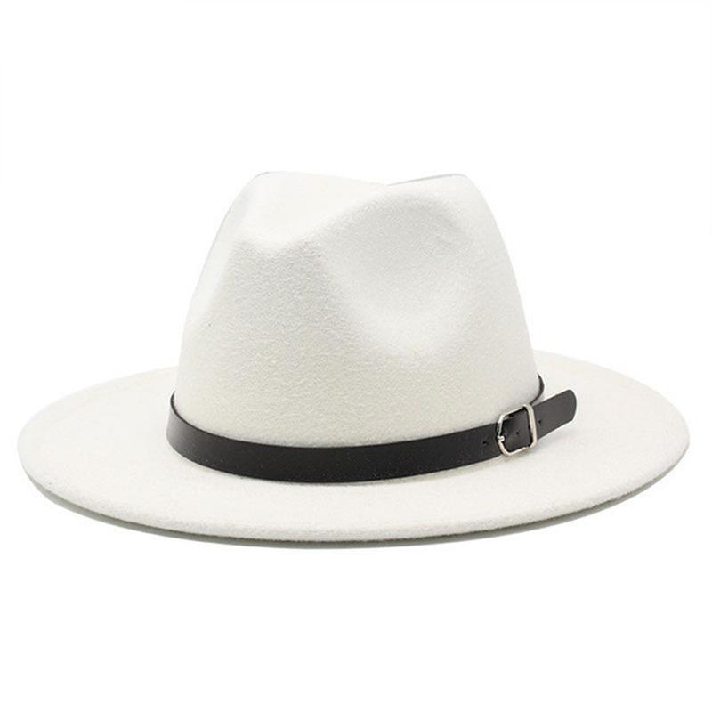 fedora hats women men solid color band belt buckle women winter hats autumn classic simple black white felted for men
fedora hats women men solid color band belt buckle women winter hats autumn classic simple black white felted for men