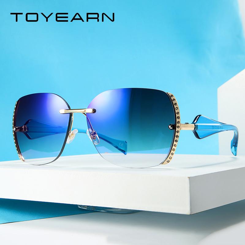 2020 New Luxury Lady Brand Designer Oversized Rimless Sunglasses Women Diamond Frame Vintage Ocean Shades Sun Glasses For Female
2020 New Luxury Lady Brand Designer Oversized Rimless Sunglasses Women Diamond Frame Vintage Ocean Shades Sun Glasses For Female