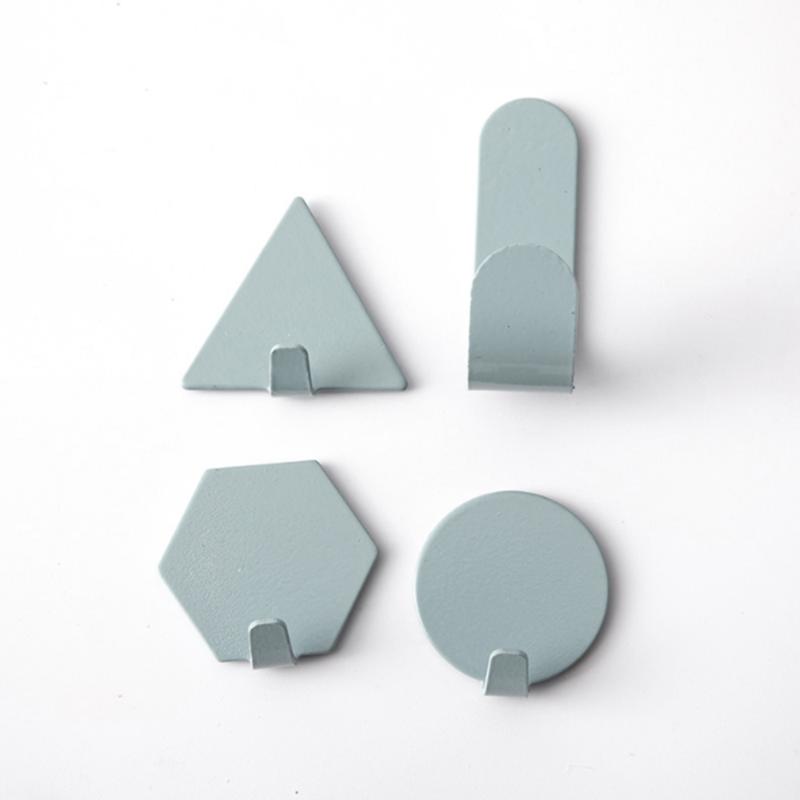 4pcs Multifunction Creative Free Punch Wall Hook Wrought Iron Small Hook Decoration Geometry Door Strong Sticky Bathroom Hooks
4pcs Multifunction Creative Free Punch Wall Hook Wrought Iron Small Hook Decoration Geometry Door Strong Sticky Bathroom Hooks