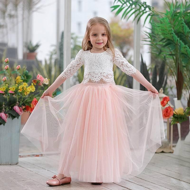 2-7Yrs Children Girls Lace Princess Dress Wedding Dress 2Pcs Summer Kids Tops+Lace Tulle Gown Skirts Kids Girls Clothes1, Pink
2-7Yrs Children Girls Lace Princess Dress Wedding Dress 2Pcs Summer Kids Tops+Lace Tulle Gown Skirts Kids Girls Clothes1, Pink