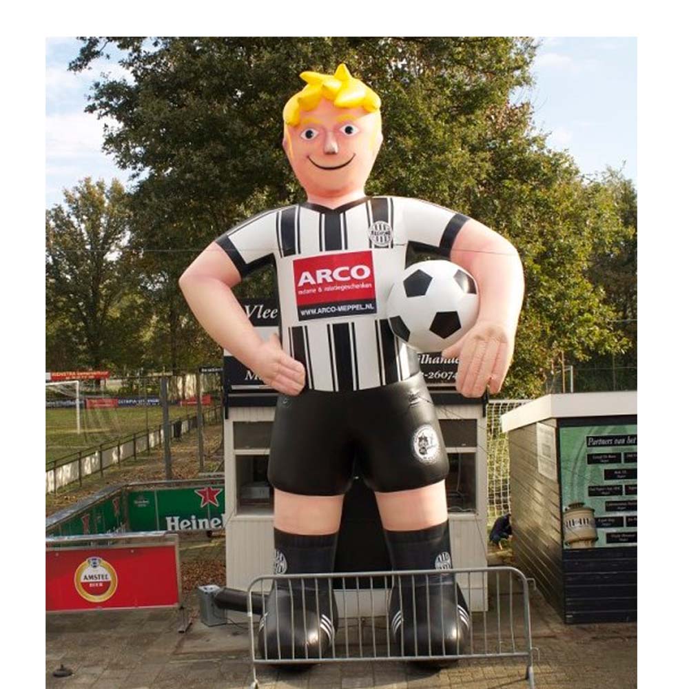 Giant cool inflatable football player,soccer sportman for sports event games