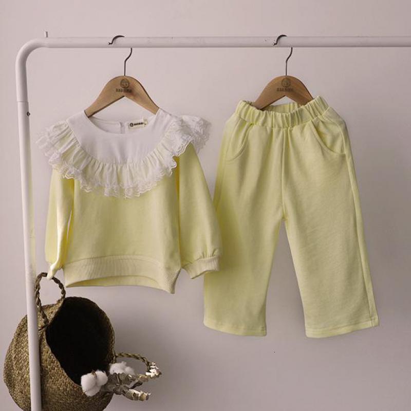 Children Clothing 2021 Spring New Baby Lace Ruffle Collar Cotton Casual Sweatshirt Set Kids Girls Tops Pants Outfits Suit X0vf, X4101apricot
Children Clothing 2021 Spring New Baby Lace Ruffle Collar Cotton Casual Sweatshirt Set Kids Girls Tops Pants Outfits Suit X0vf, X4101apricot