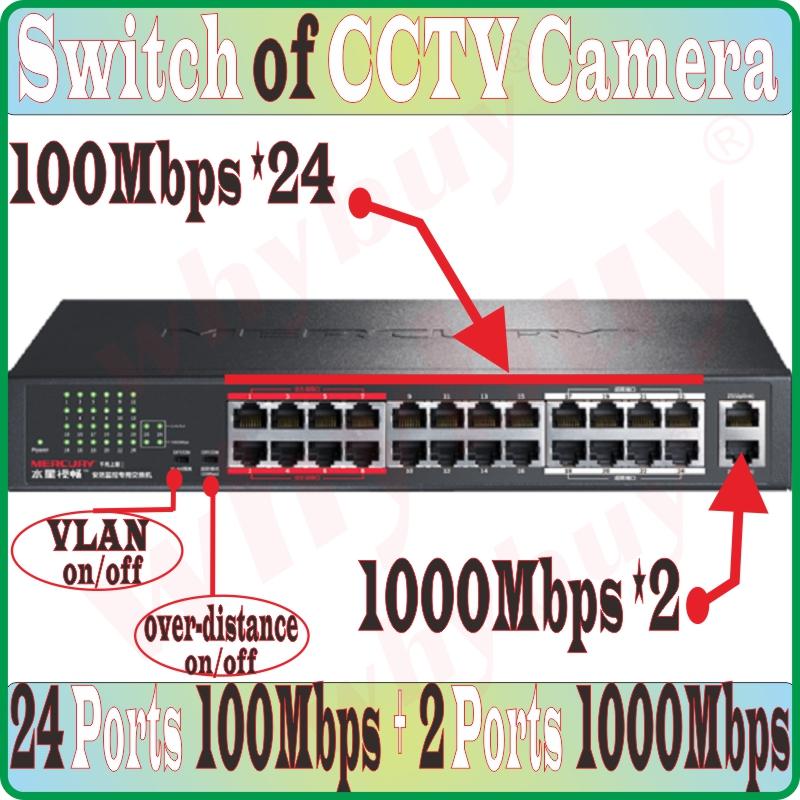 2 Ports 1000M 24 Ports 100M, 26 VLAN Switch NVR Camera Network Switch Steel Desktop Ethernet Network of CCTV Camera
2 Ports 1000M 24 Ports 100M, 26 VLAN Switch NVR Camera Network Switch Steel Desktop Ethernet Network of CCTV Camera