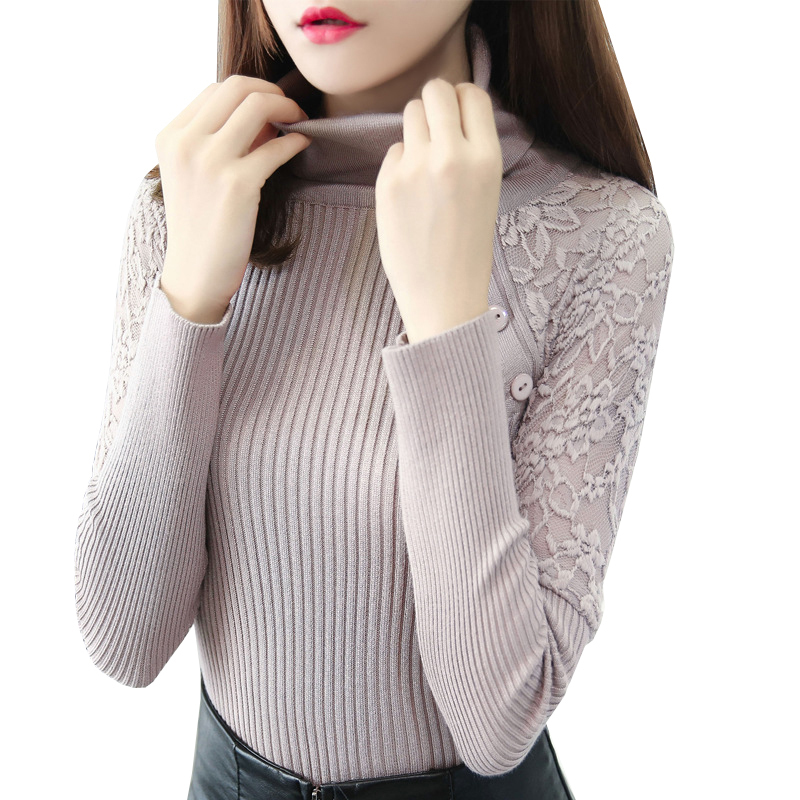 Winter Fall Women Pullover Korean Blouses High Elasticity Button Income Embroidery Female Weak Jumpers from Malha Tops, Gray
Winter Fall Women Pullover Korean Blouses High Elasticity Button Income Embroidery Female Weak Jumpers from Malha Tops, Gray