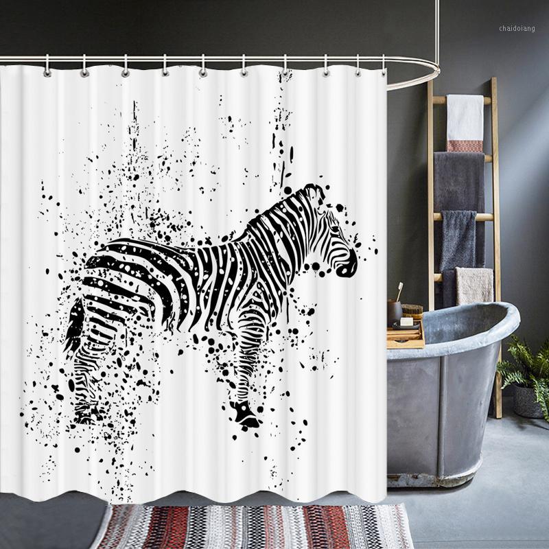 Zebra Animal Black and White Shower Curtains Waterproof Bathroom Bath Curtain 3d Printing With Hooks Washable Polyester Cloth1
Zebra Animal Black and White Shower Curtains Waterproof Bathroom Bath Curtain 3d Printing With Hooks Washable Polyester Cloth1