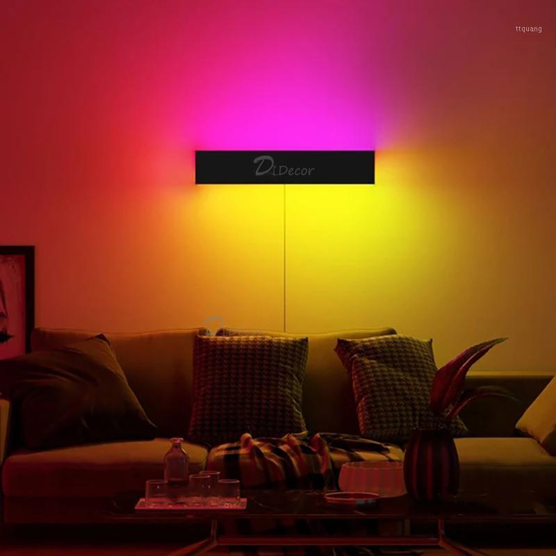 Minimalism RGB LED Wall Lamp for Living Room Decoration Colorful Bedroom Bedside Wall Lights Remote Control Dining Room Lighting1
Minimalism RGB LED Wall Lamp for Living Room Decoration Colorful Bedroom Bedside Wall Lights Remote Control Dining Room Lighting1