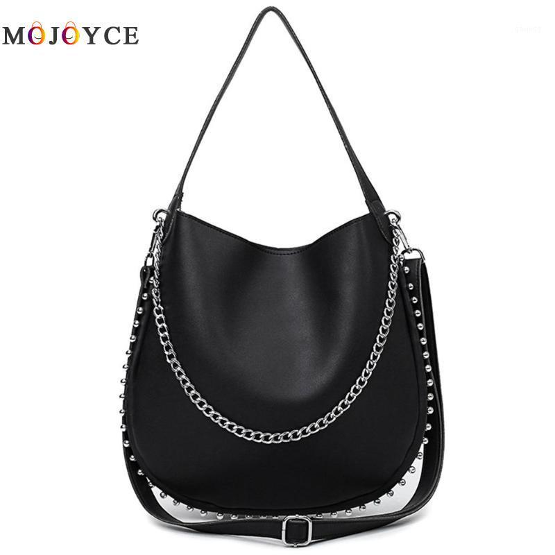 Women Punk Rivets PU Leather Totes Large Capacity Shoulder Handbag Girls Stylish Street Casual Messenger Bag1, Black
Women Punk Rivets PU Leather Totes Large Capacity Shoulder Handbag Girls Stylish Street Casual Messenger Bag1, Black