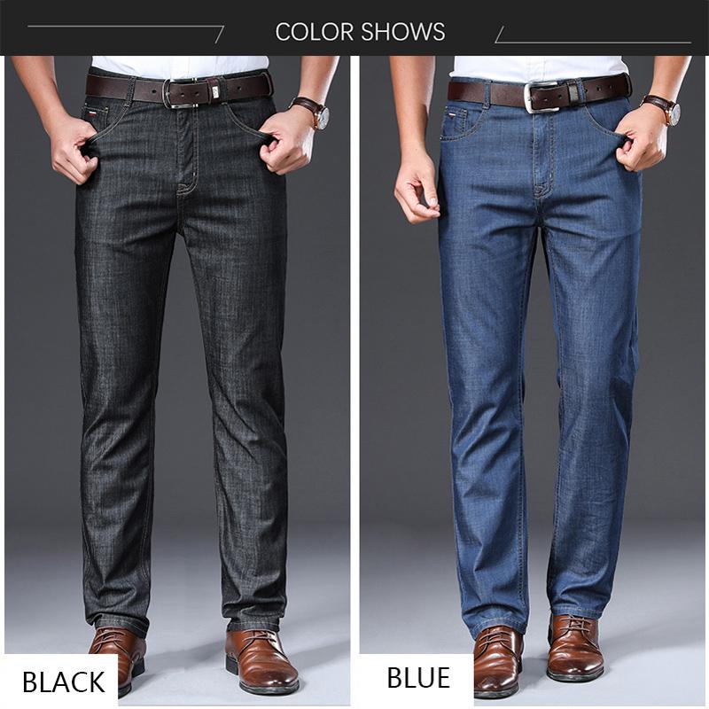 2021 Men Jeans Summer Thin Breathable Soft Mid Straight Regular Men's Jeans Trousers Vintage Mens Clothing, Black
2021 Men Jeans Summer Thin Breathable Soft Mid Straight Regular Men's Jeans Trousers Vintage Mens Clothing, Black