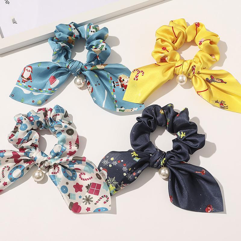 Girls Hair Bands Christmas Pearl Ears Bow Heandband Scrunchies Ponytail Holders Scrunchy Hair Ring Women Accessories
Girls Hair Bands Christmas Pearl Ears Bow Heandband Scrunchies Ponytail Holders Scrunchy Hair Ring Women Accessories