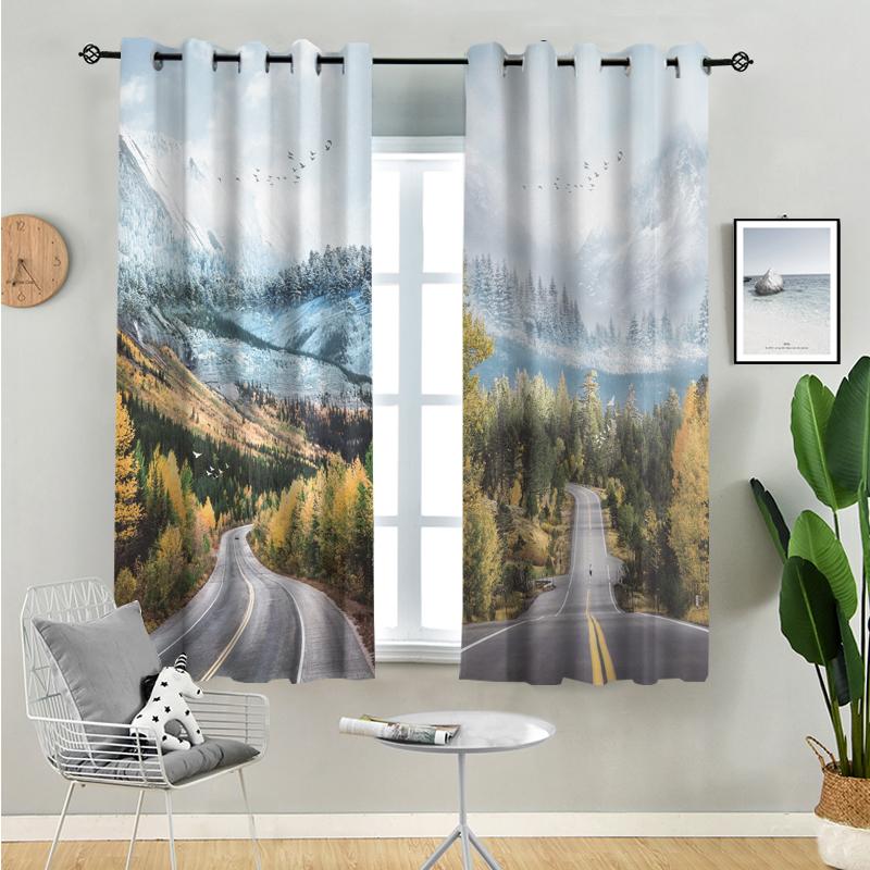 Curtain Blackout Blinds Highway Valley Curtains For Living Room Bedroom Window Treatments Nordic cortinas para la sala Rideau, Tulle 1pcs
Curtain Blackout Blinds Highway Valley Curtains For Living Room Bedroom Window Treatments Nordic cortinas para la sala Rideau, Tulle 1pcs