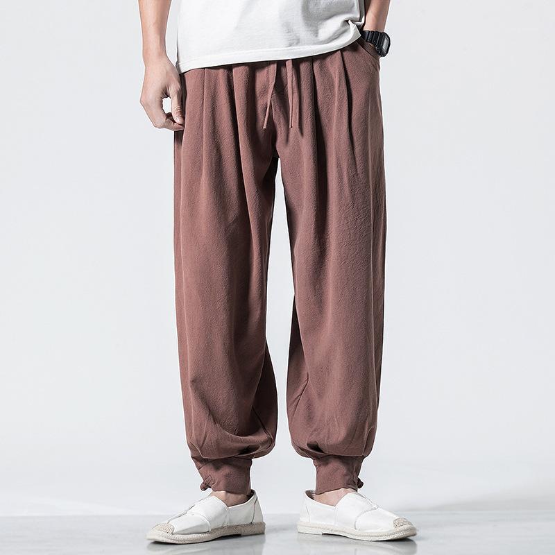 2020 spring new Chinese style linen pants loose-fitting harem pants men' plus size trousers small feet bloomers1
2020 spring new Chinese style linen pants loose-fitting harem pants men' plus size trousers small feet bloomers1