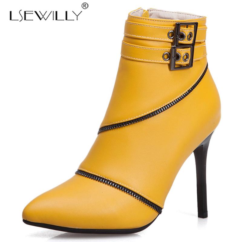 Lsewilly 2020 Newest dress party wedding shoes women ankle boots pointed toe buckle autumn stiletto high heels boots ladies K106, Black
Lsewilly 2020 Newest dress party wedding shoes women ankle boots pointed toe buckle autumn stiletto high heels boots ladies K106, Black