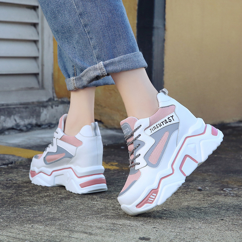 Female 2021 New Autumn White Mujer with Women's Thick Growing Woman's Shoes ZK5E, Gray
Female 2021 New Autumn White Mujer with Women's Thick Growing Woman's Shoes ZK5E, Gray