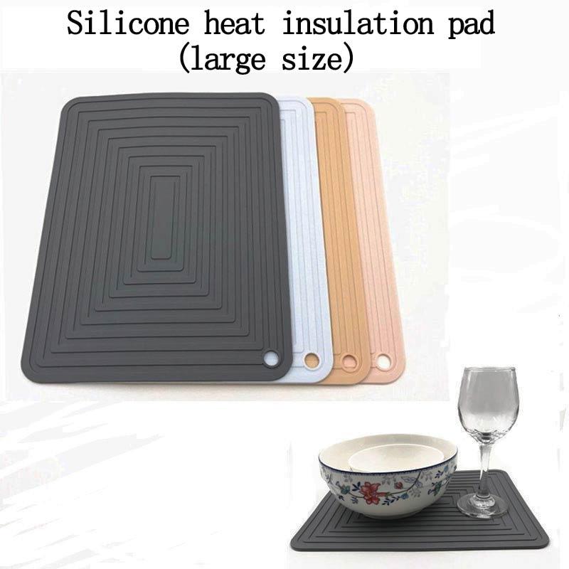 1pc Silicone Drain Mat Rectangle Drying Dishes Pad Heat Resistant Slip-proof Tray Folding Draining Mat Massage Kitchen Mats Tool
1pc Silicone Drain Mat Rectangle Drying Dishes Pad Heat Resistant Slip-proof Tray Folding Draining Mat Massage Kitchen Mats Tool