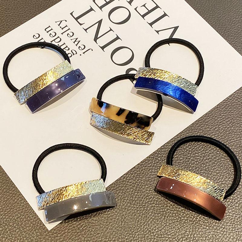 New Women Girls Elegant Acrylic Alloy Geometric Elastic Hair Bands Sweet Scrunchie Rubber Band Headband Fashion Hair Accessories
New Women Girls Elegant Acrylic Alloy Geometric Elastic Hair Bands Sweet Scrunchie Rubber Band Headband Fashion Hair Accessories